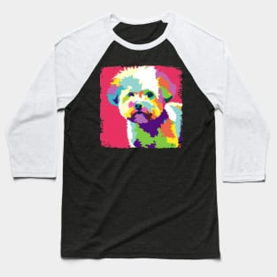 Bichon Frisé Pop Art - Dog Lover Gifts Baseball T-Shirt